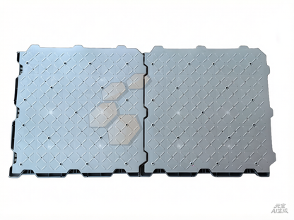 Fireproof High Density Anti-Scratch Plastic Base Plate Accessory for Synthetic Running Track & Ice Rink Event Flooring