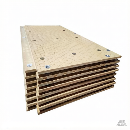Hdpe Material Construction Ground protection Mat Hollow Amphimat Heavy Duty Ground Mats