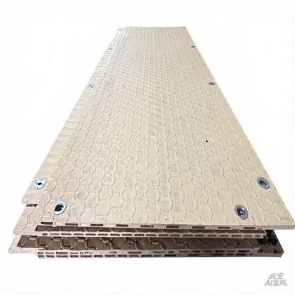 Hdpe Material Construction Ground protection Mat Hollow Amphimat Heavy Duty Ground Mats