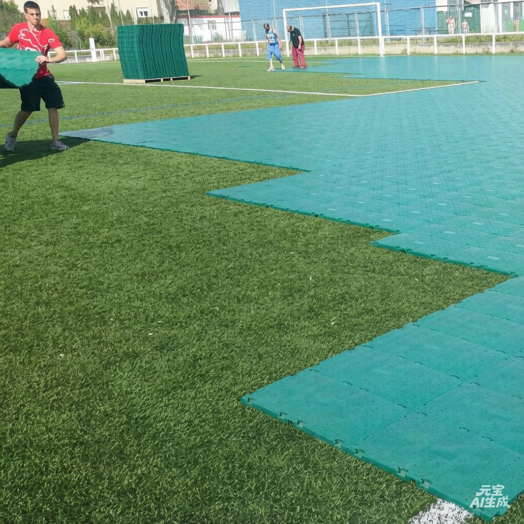 Interlocking Modular PP Plastic Anti-Slip Eco-Friendly Portable Outdoor Tent Event Flooring Quick Graphic Design